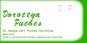 dorottya puches business card